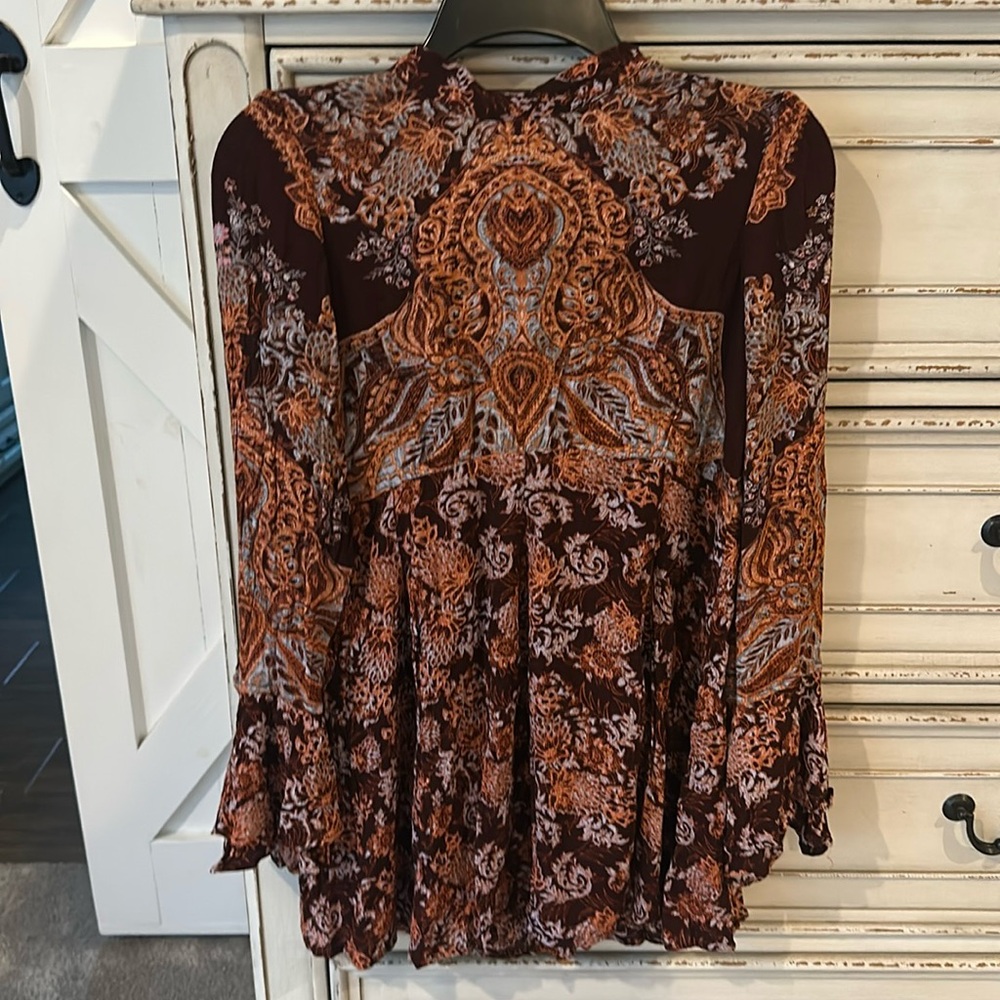Free People Lady Luck tunic size smalll